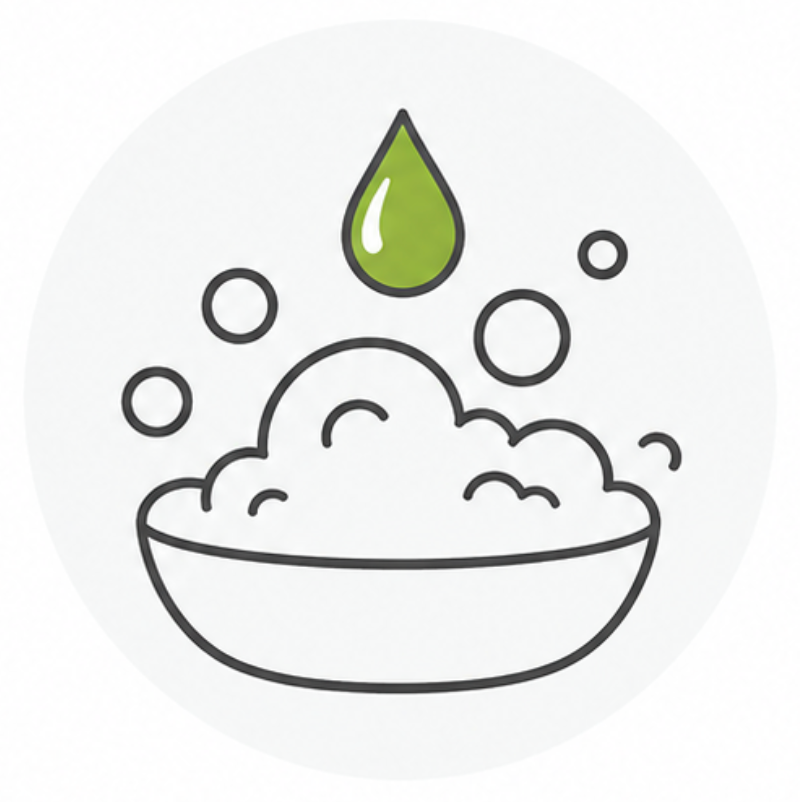 Luxury lather of craft oil