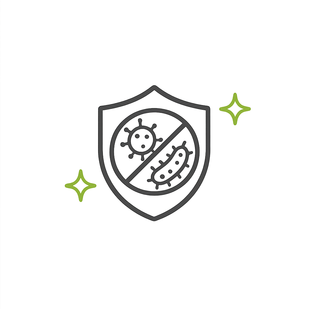 Anti-bacterial and anti-fungal symbol
