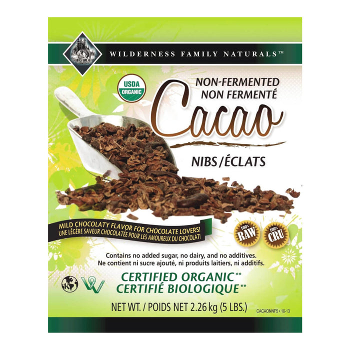 Cacao : Cacao Nibs - Non-Fermented Cacao Nibs | Organic