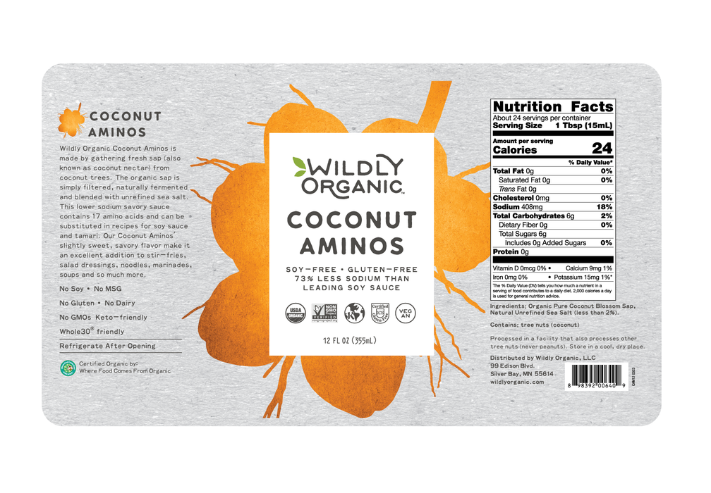 Coconut Aminos, Certified Organic