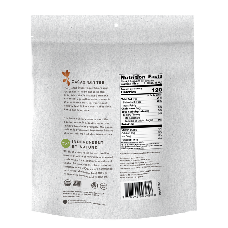 Cacao Butter | Organic | Raw