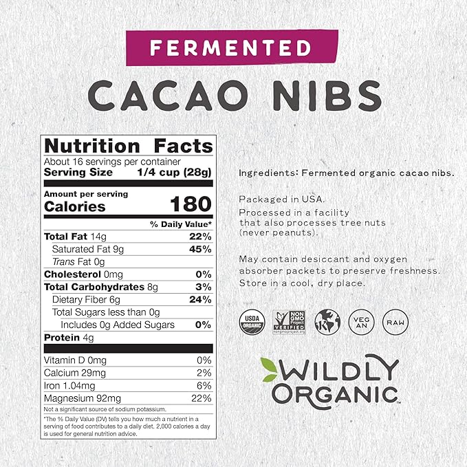 Fermented Cacao Nibs | Organic