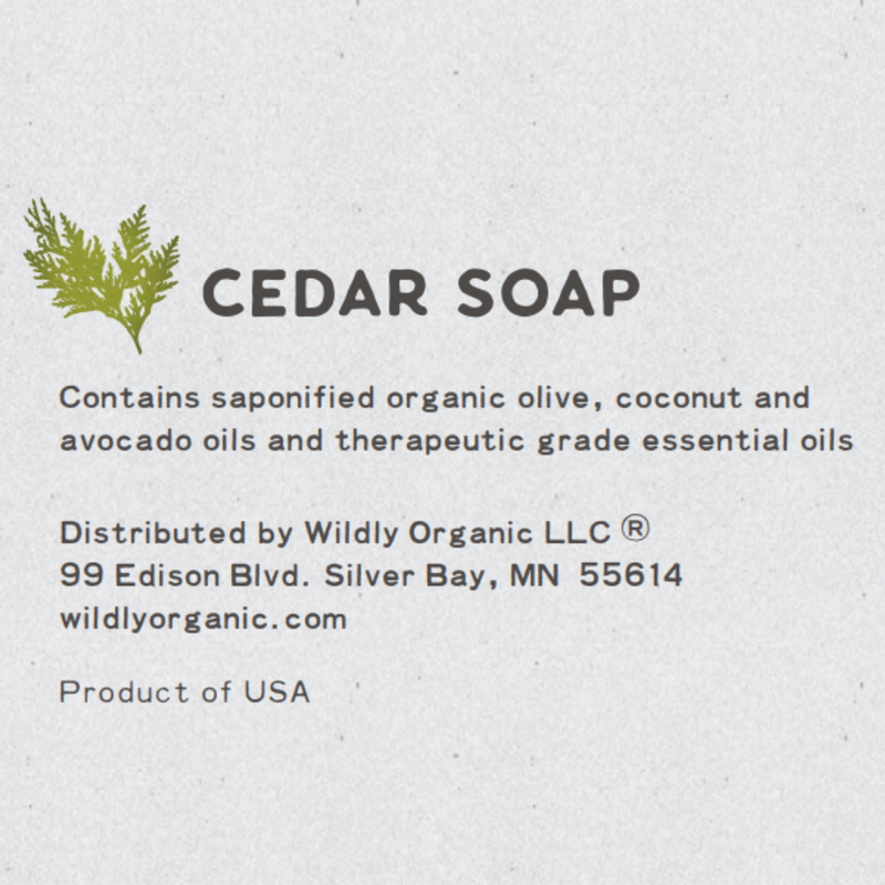 Soap, Natural, Cedar