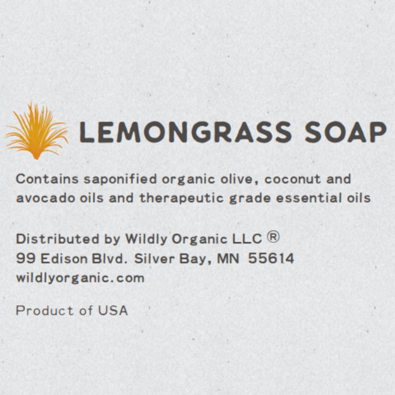 Soap, Natural, Lemongrass
