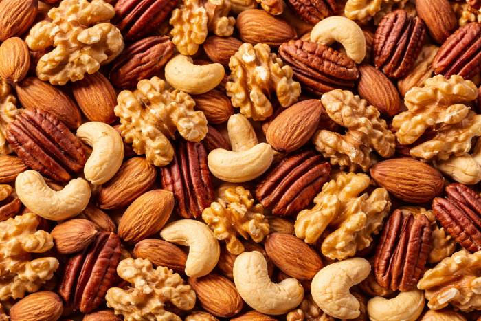 Mixed nuts in Organic Nut Butter