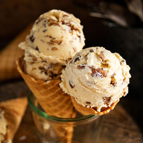 Pecan ice cream