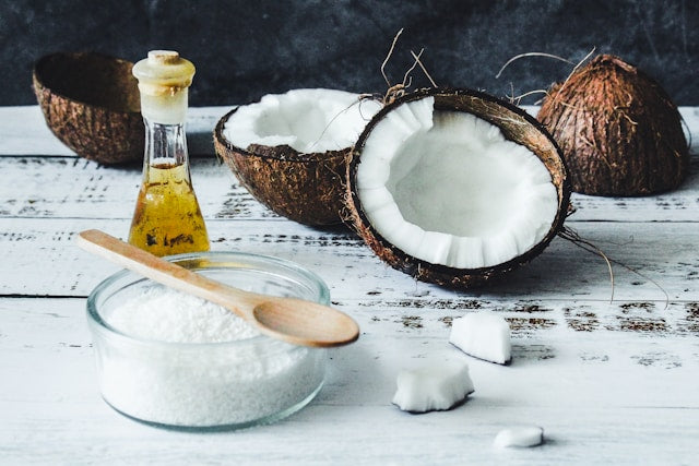 Sesame oil, coconut oil, and other ingredients