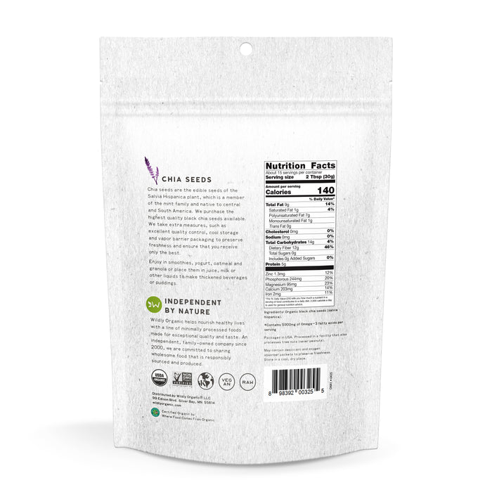 Organic Chia Seeds | Whole Black Chia Seeds