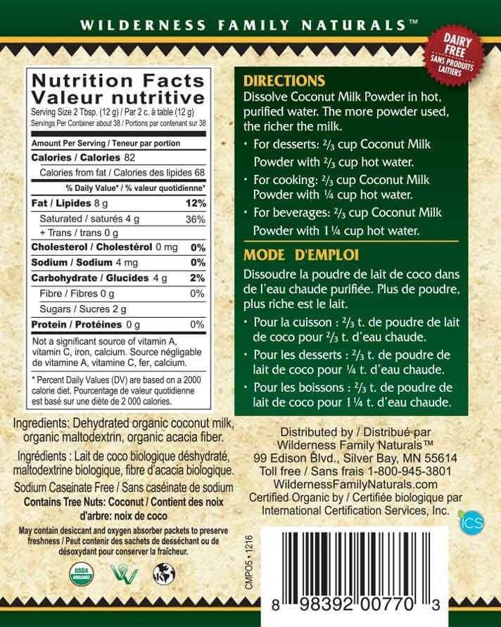 Organic Coconut Milk Powder | Non-Dairy