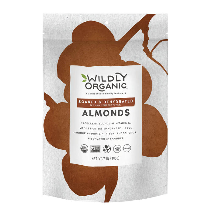 Nuts, Soaked and Dried, Certified Organic, Almonds, Californian