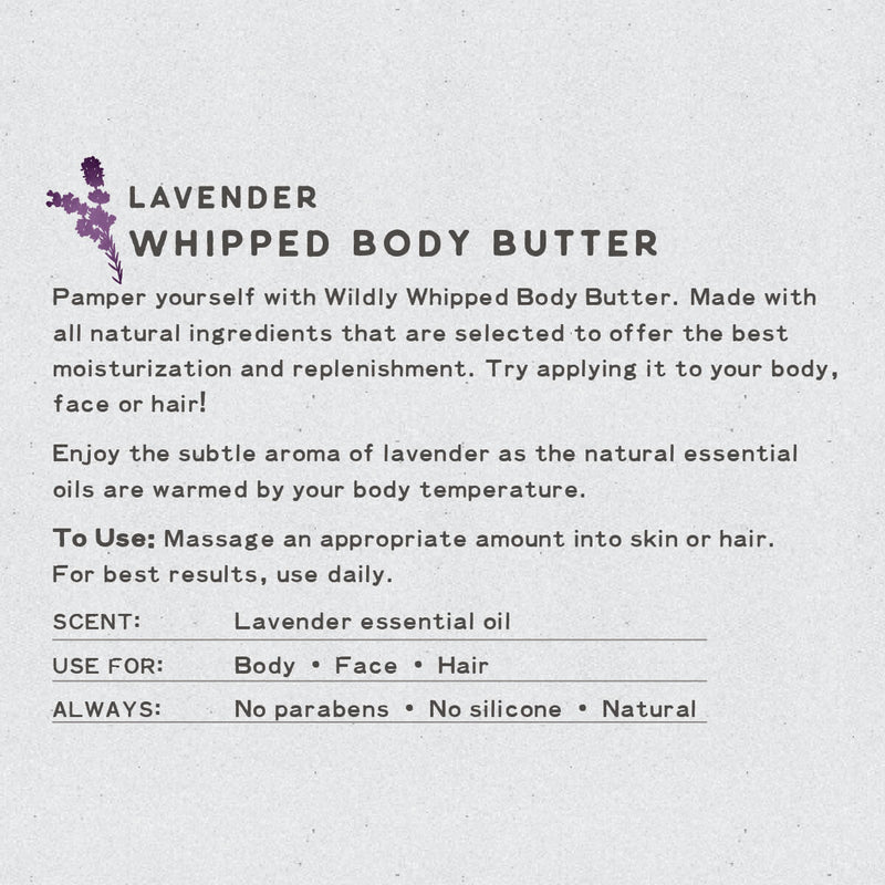 Lavender Whipped Body Butter | Natural