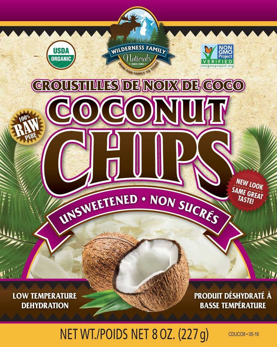 Coconut : Coconut Flakes/Chips - Organic Coconut Chips